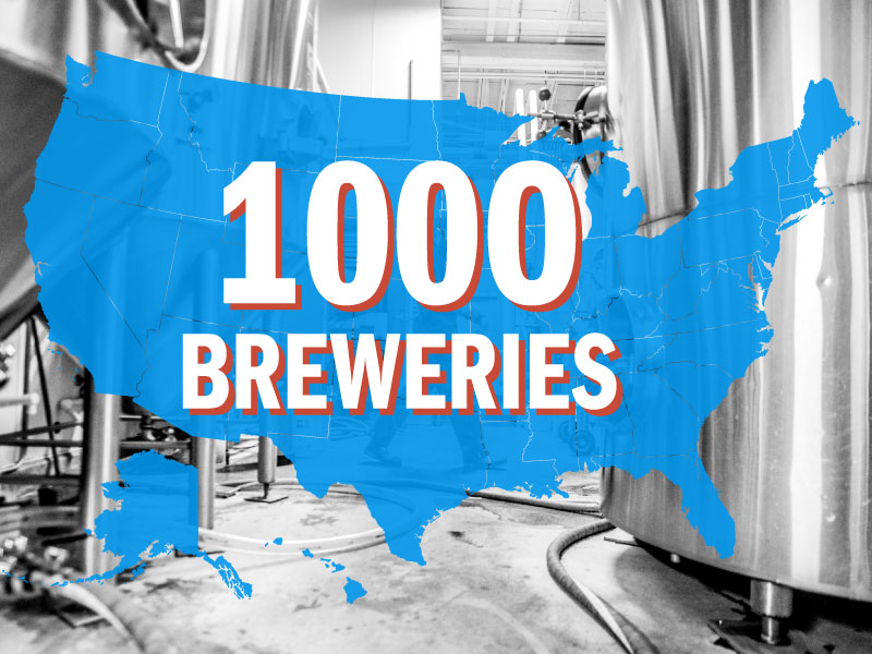 1000 u.s. craft Breweries