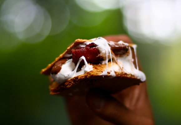 Stout-Infused Marshmallow & Bacon S’mores