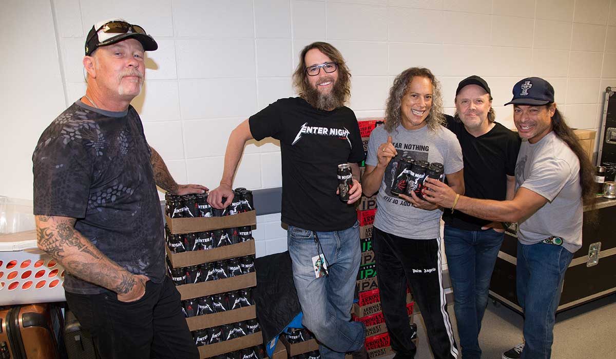 stone brewing metallica collaboration beer