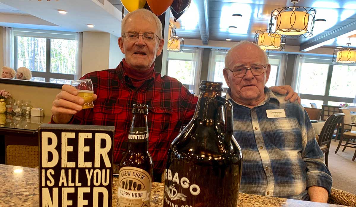 stroudwater senior living brew crew