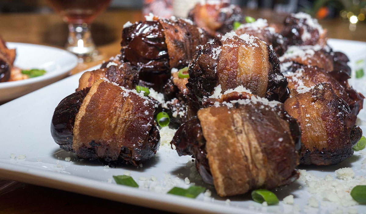 Bacon Wrapped Dates